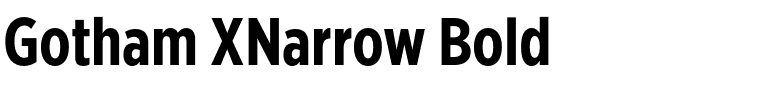 Gotham XNarrow Bold.otf