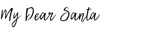 My Dear Santa.otf