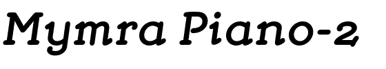 Mymra Piano-2.otf