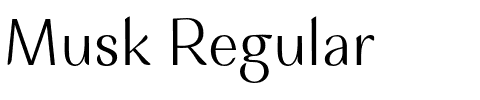 Musk Regular.otf