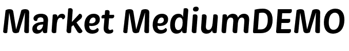 Market MediumDEMO.otf