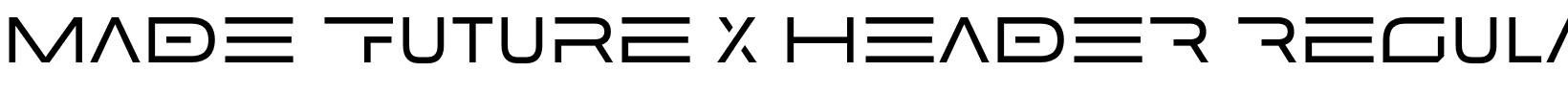 MADE Future X HEADER Regular PERSONAL USE