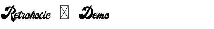 Retroholic - Demo.otf