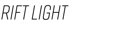 Rift Light.otf