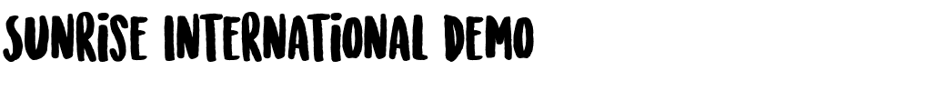 Sunrise International Demo