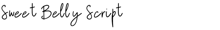 Sweet Belly Script.otf