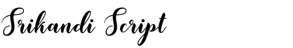 Srikandi Script
