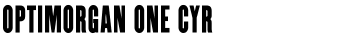 OPTIMorgan One CYR.otf