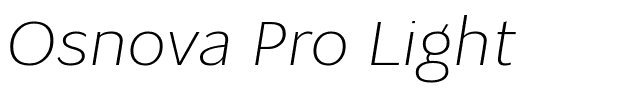 Osnova Pro Light