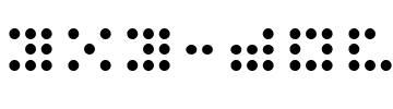 3x3-dots.ttf