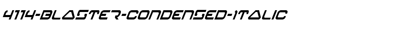4114-Blaster-Condensed-Italic.ttf