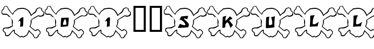101!-Skull-BoneZ.ttf