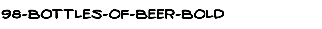 98-Bottles-of-Beer-Bold.ttf