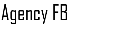 Agency FB.ttf