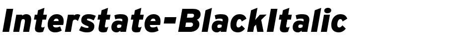 Interstate-BlackItalic.ttf