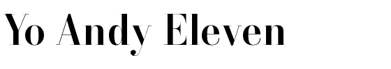 Yo Andy Eleven