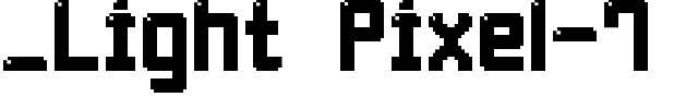 _Light Pixel-7.ttf