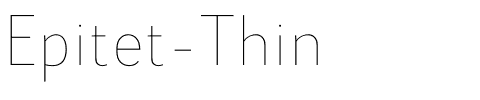 Epitet-Thin
