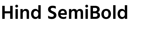 Hind SemiBold