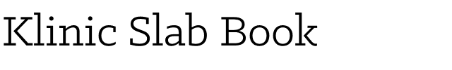 Klinic Slab Book