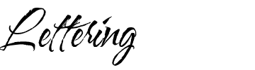 Lettering