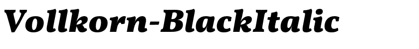 Vollkorn-BlackItalic