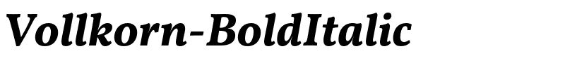 Vollkorn-BoldItalic