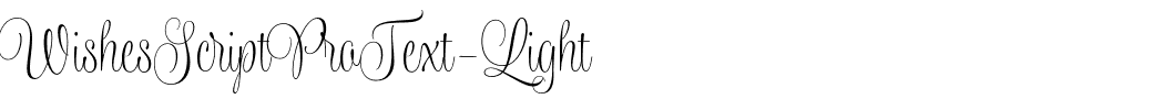 WishesScriptProText-Light