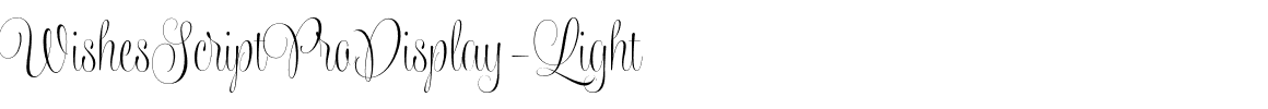 WishesScriptProDisplay-Light
