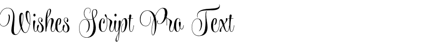 Wishes Script Pro Text