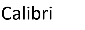 Calibri