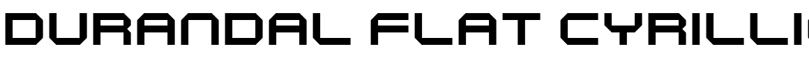Durandal Flat Cyrillic Remake
