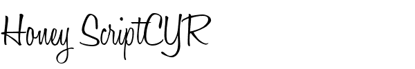 Honey ScriptCYR
