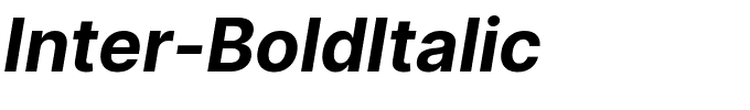 Inter-BoldItalic