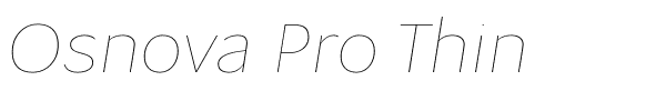 Osnova Pro Thin