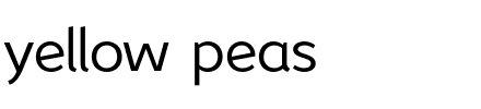 yellow peas