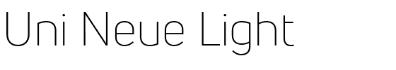 Uni Neue Light