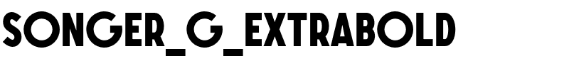 SONGER_G_ExtraBold