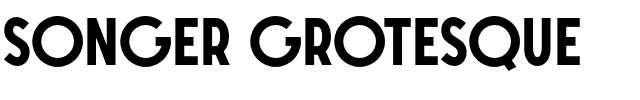 SONGER Grotesque
