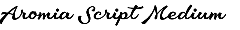 Aromia Script Medium