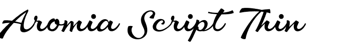 Aromia Script Thin