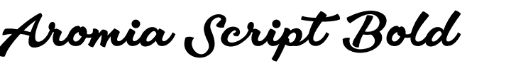 Aromia Script Bold