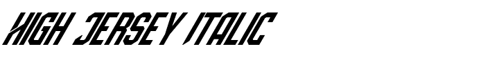 High Jersey Italic