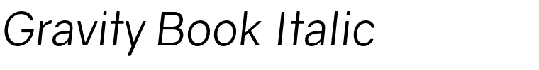 Gravity Book Italic.otf